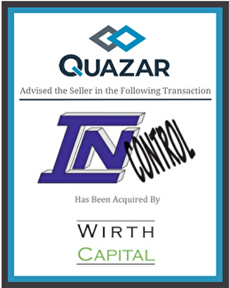 Quazar advised the seller In Control, Inc in this transaction