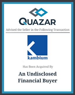Quazar advised the seller Kambium in this transaction