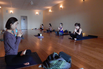 yoga class at red lotus yoga in rochester hills, mi