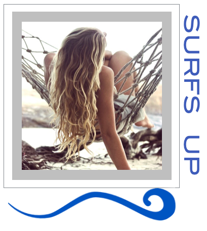 woman laying in hammock on the beach