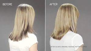 before after hair