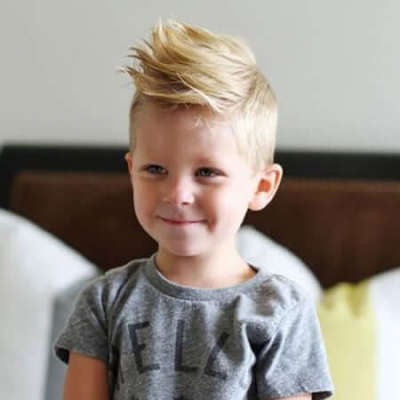 little boy blonde hair