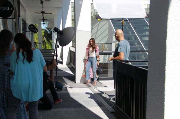 woman photo shoot