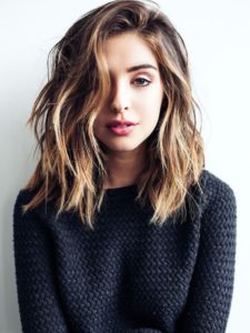 woman with lob