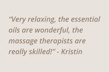 Essential Oil massage service