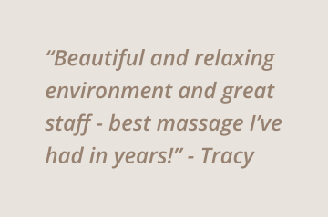 Happy guest review Victor NY spa