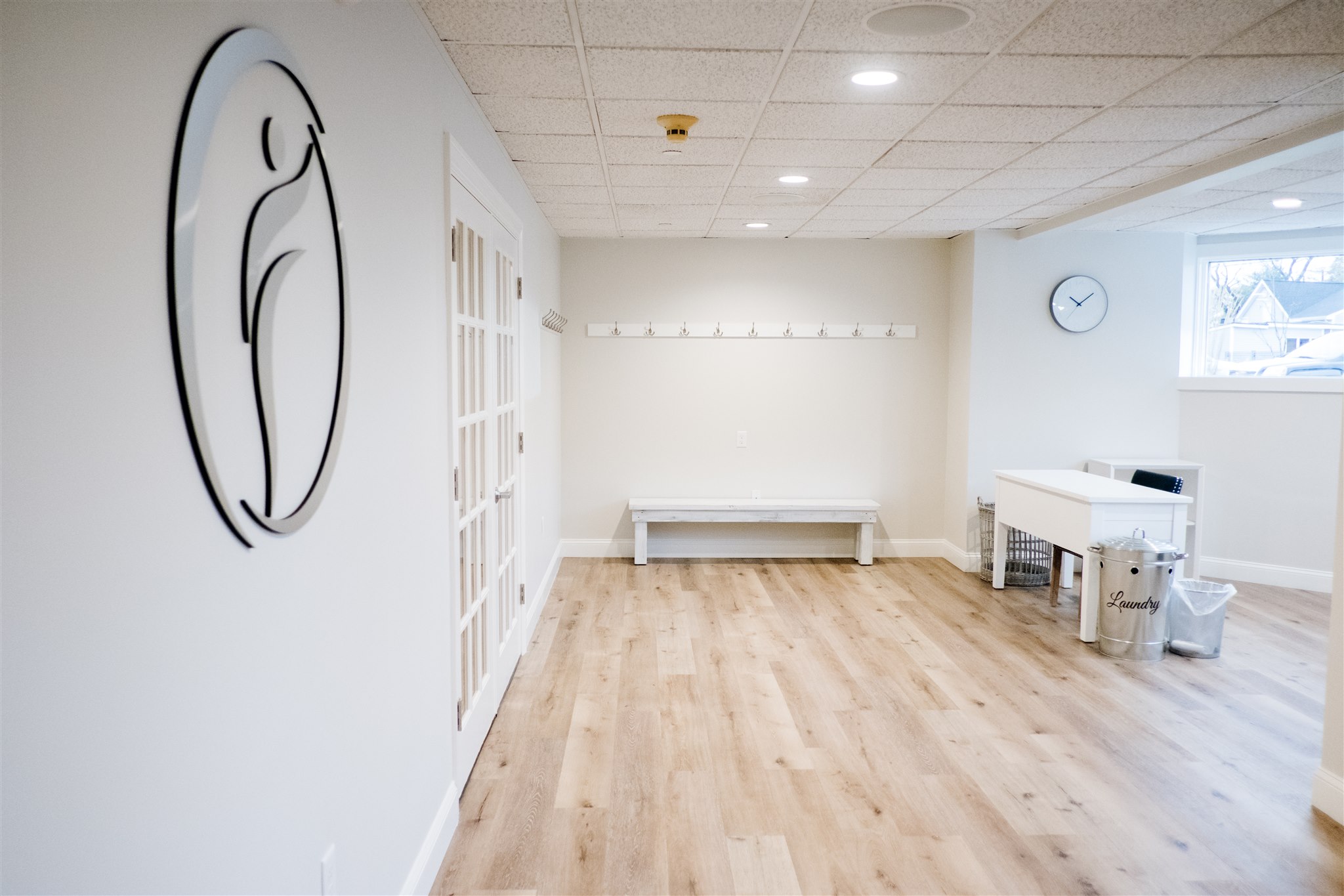 Inside the yoga studio at Renew Yoga in Salem, MA