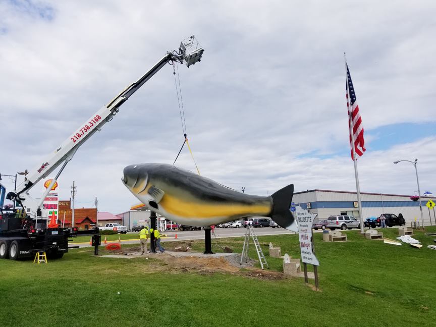 Willie Walleye Installation 5