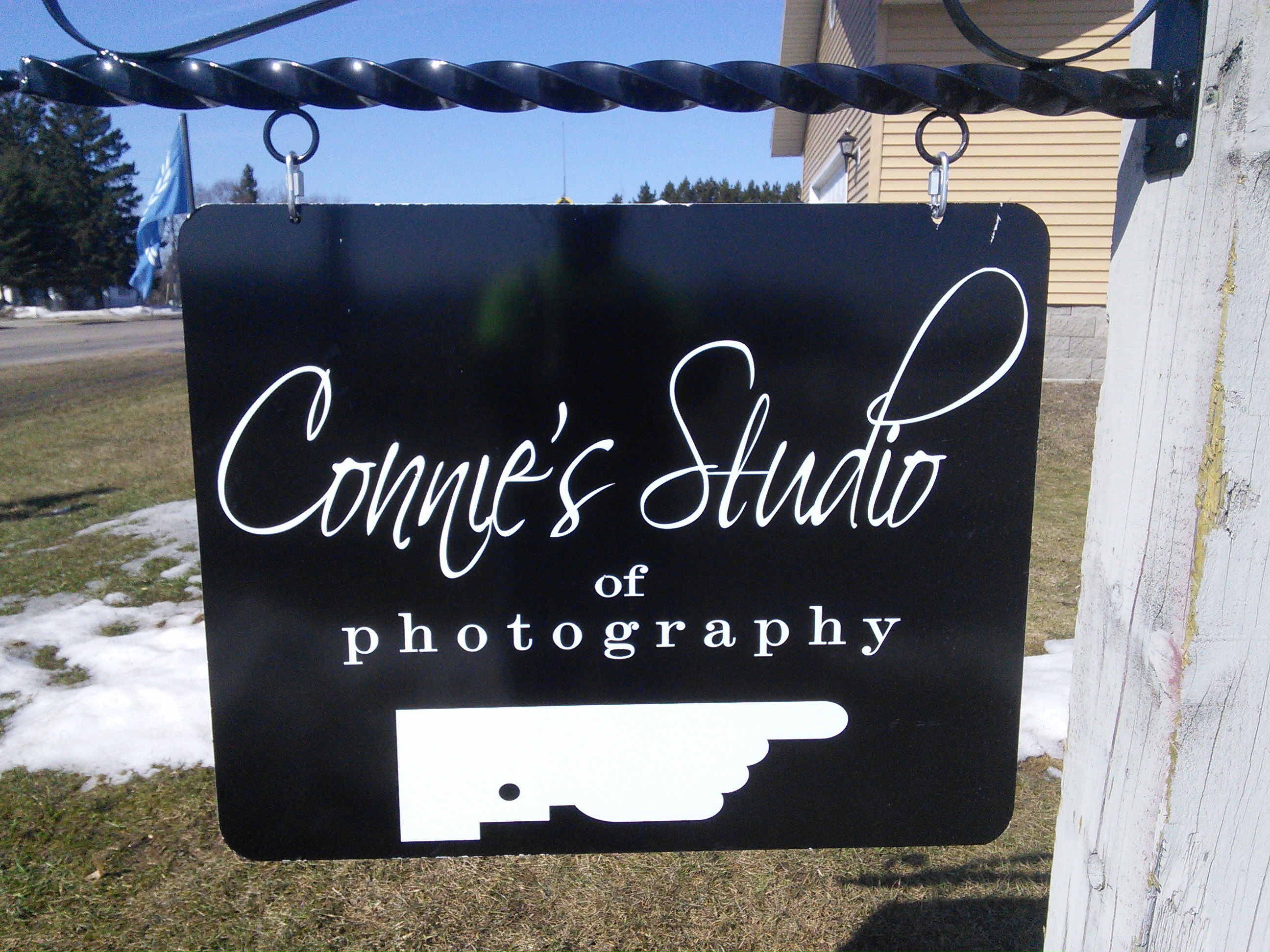 Connie's Studio of Photography sign
