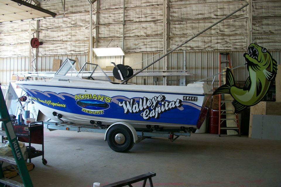 Walleye Capital Boat Wrap