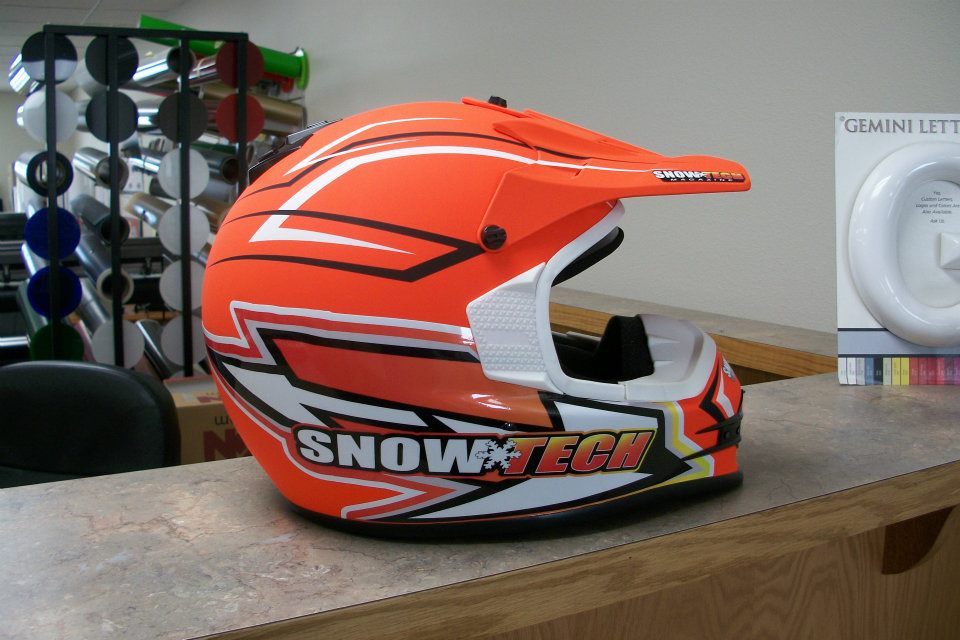 Snow Mobile Helmet Decals