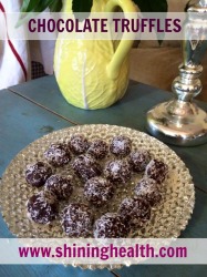 Cacao truffles