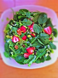 Spinach salad