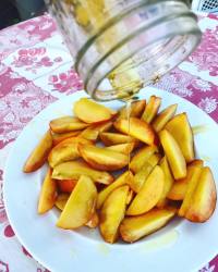 grilled peaches 