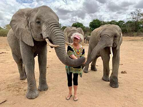 Sharon-with-Elephants