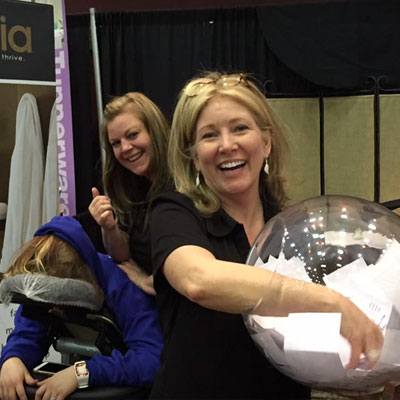 spavia staff working a charity event