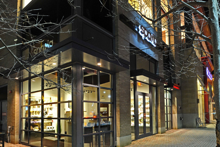 Spavia franchise building in natick, ma