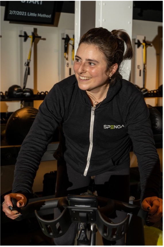 Sara Spenga Member Spotlight Bike