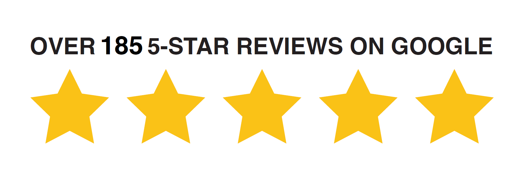 185 Google Reviews