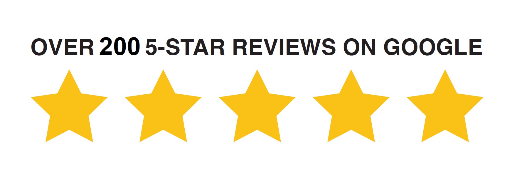200 Google Reviews