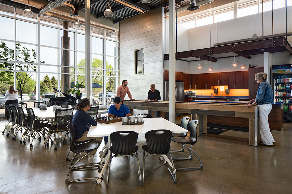 switchback medical office lunchroom