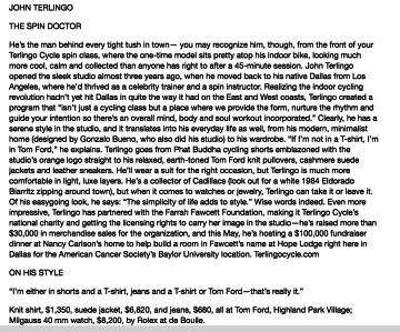 Full Copy of article from Modern Luxury Terlingo Cycle