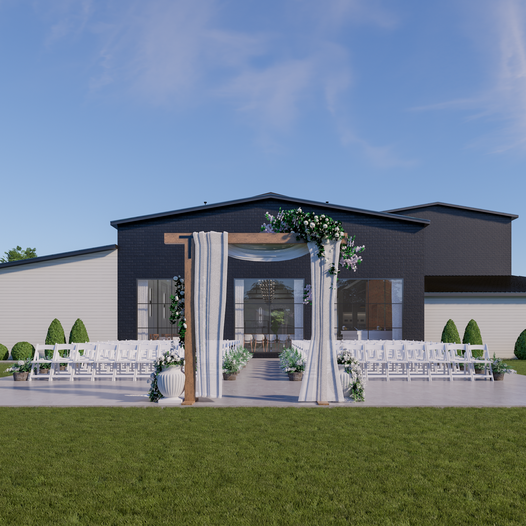 The Foundry Oswego NY Outdoor Ceremonies