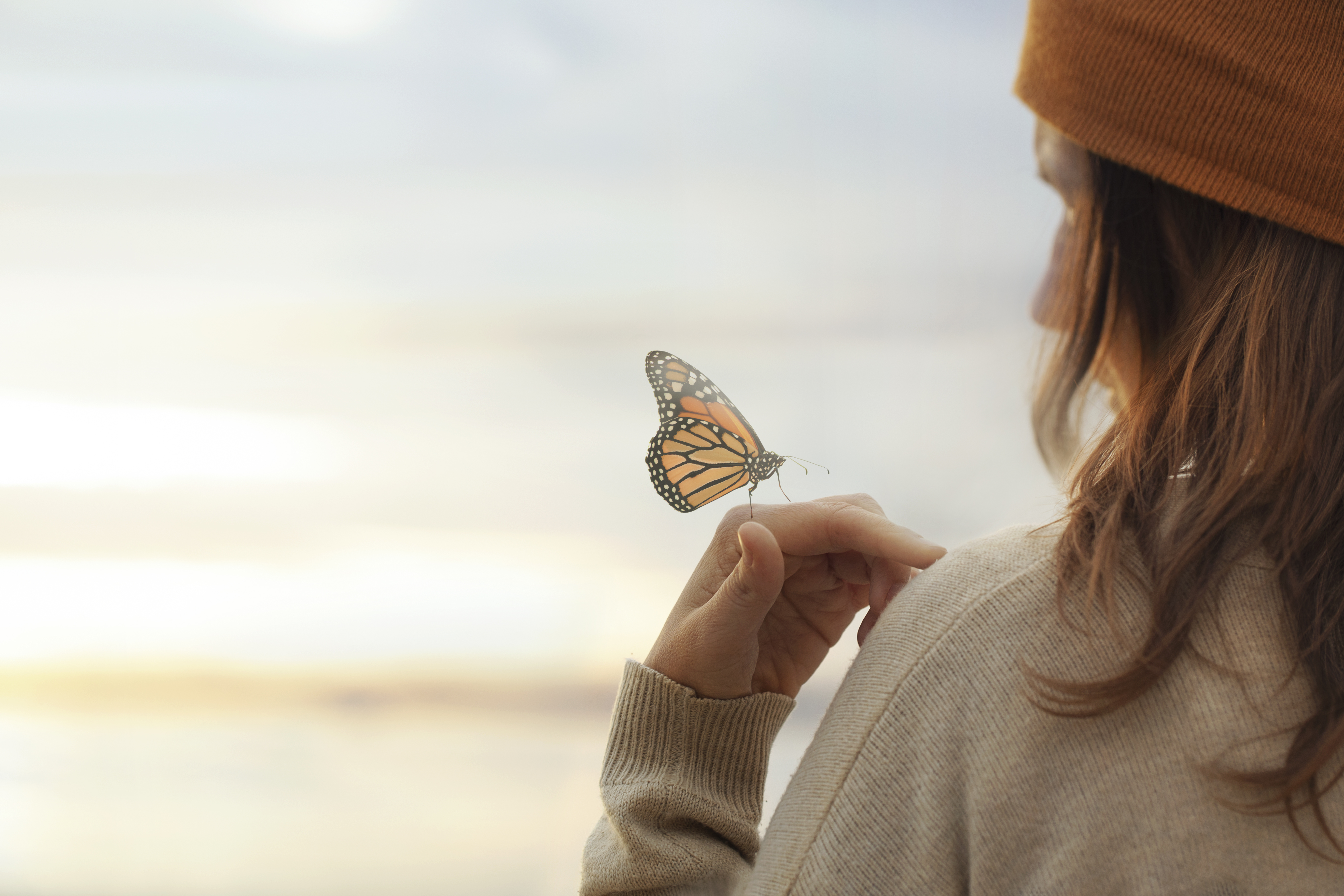 woman-butterfly