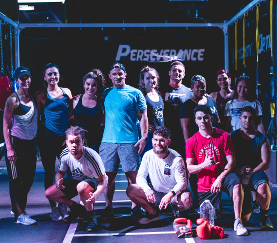 fitness group at Urijah Faber’s Ultimate Fitness