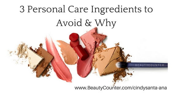 3 Personal Care Ingredients to Avoid & Why
