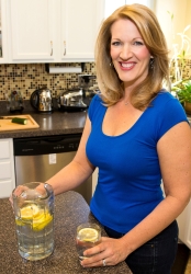 cindy with water
