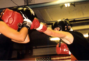 Lisa Bauch punching