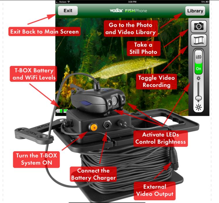 Fishphone, Underwater Camera Monitor