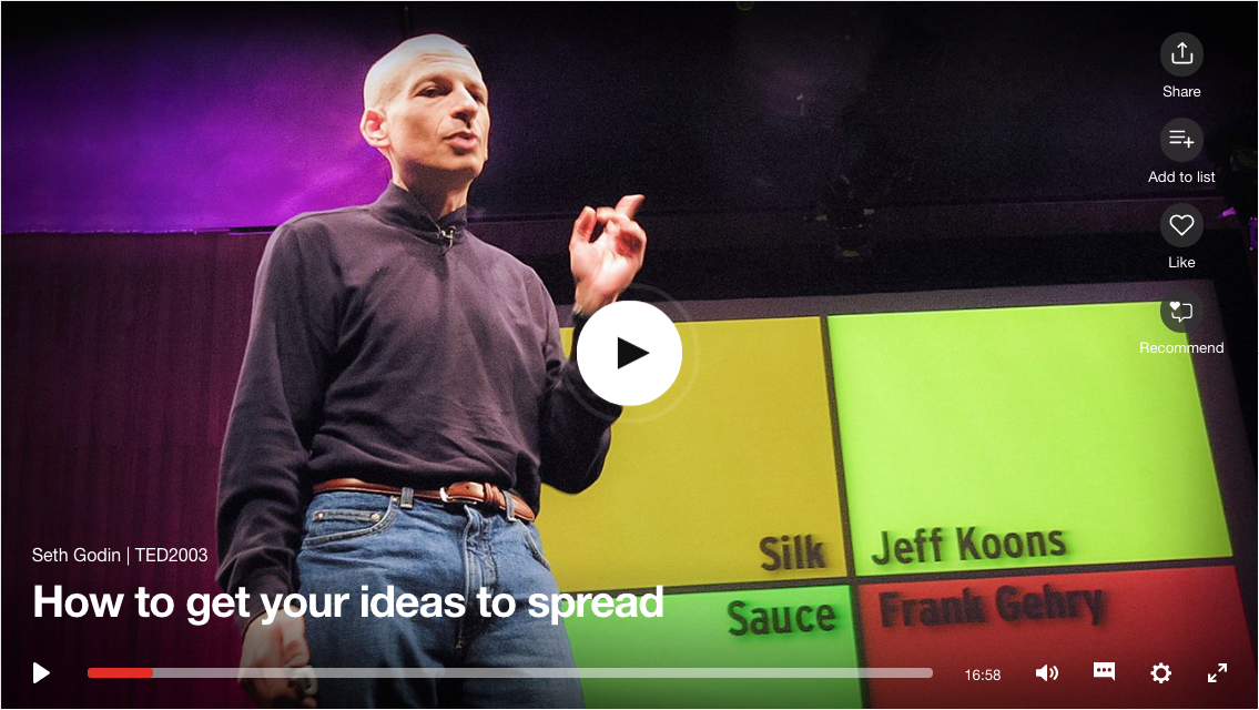 How to get your ideas to spread