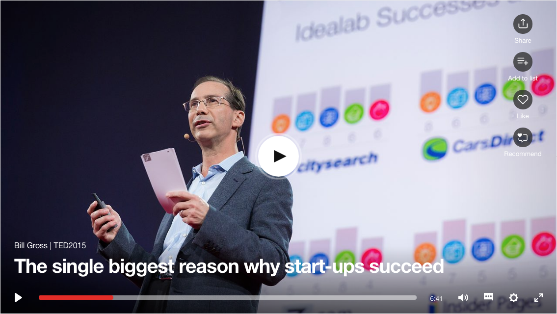 The single biggest reason why startups succeed