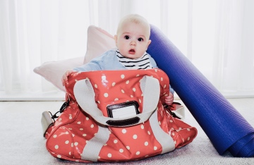 Mum and baby at Yoga Bumps & Babies