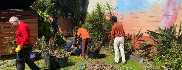 About_Volunteering in garden