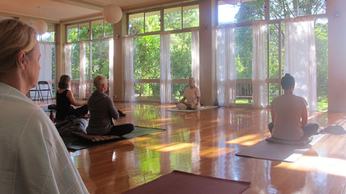 The hall: Yoga in Daily Life New Year Retreat