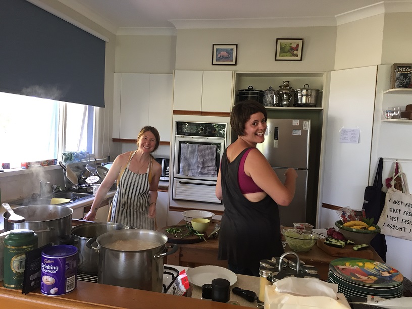 Wyn Cooking a