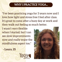 Testimonial at Yoga To Go Studio