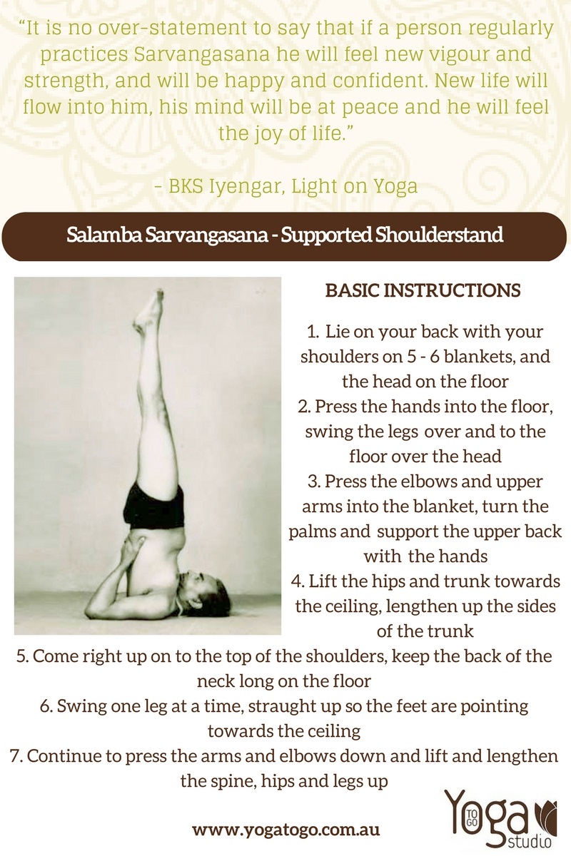 Supported Shoulderstand (Salamba Sarvangasana) - Yoga Pose