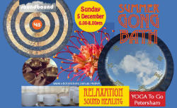 Summer Gong Bath