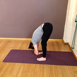 Uttanasana with Bent Knees