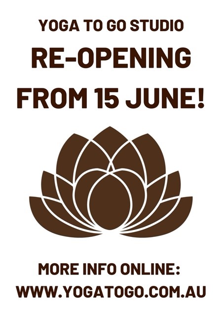 Studio Re-opening June 15