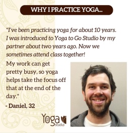 Testimonial at Yoga To Go Studio